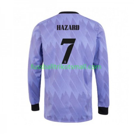 Fußballtrikots Real Madrid Eden Hazard 7 2022-2023 Langarm Auswärts-trikot kaufen